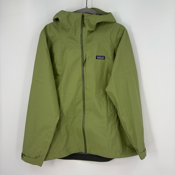 Patagonia Jackets & Blazers - Patagonia Boulder Fork Waterproof Rain Jacket Womens Sz Large Green